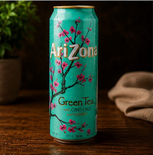 Can of AriZona Green Tea