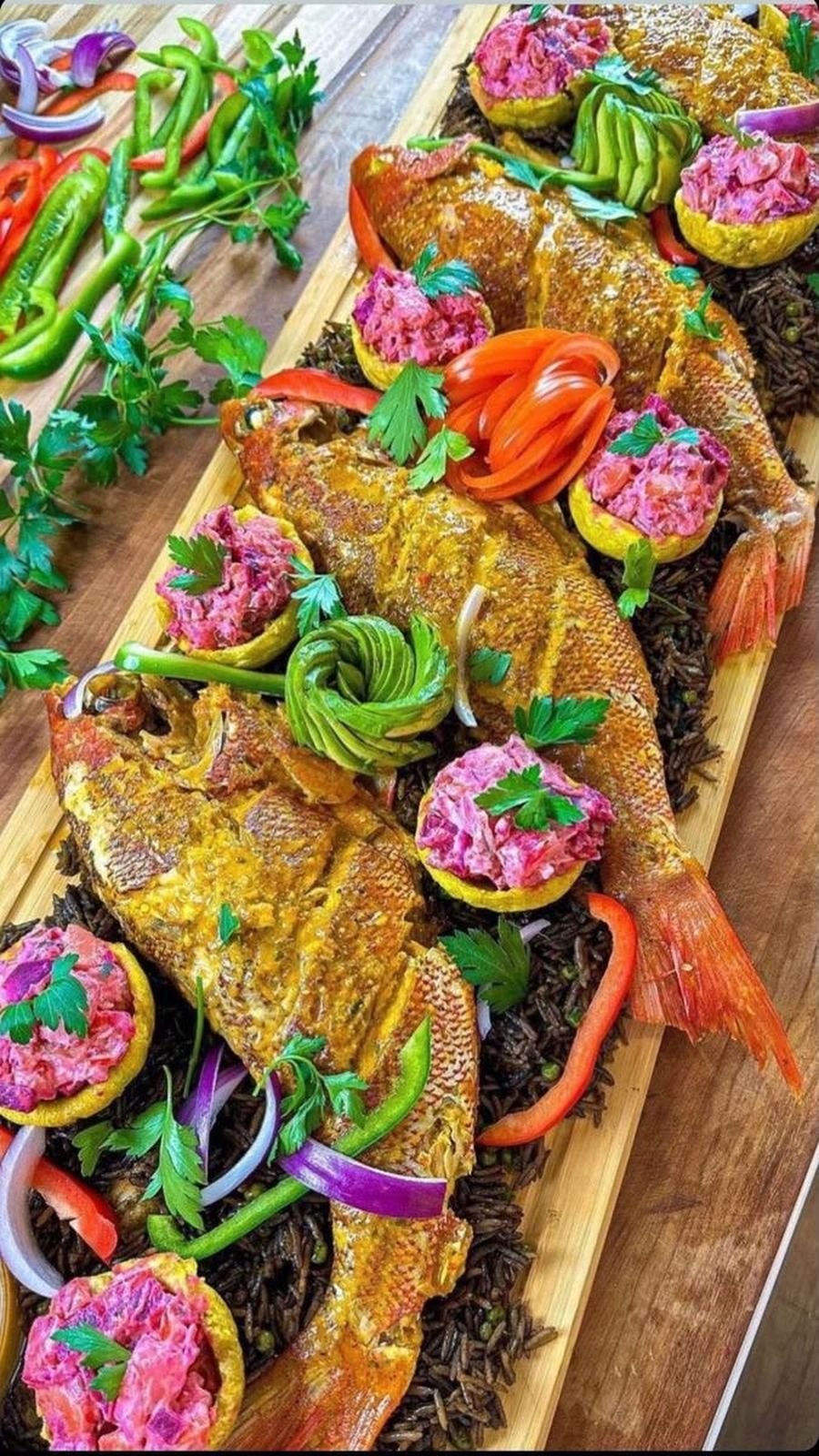 Fried Fish, whole fried snapper